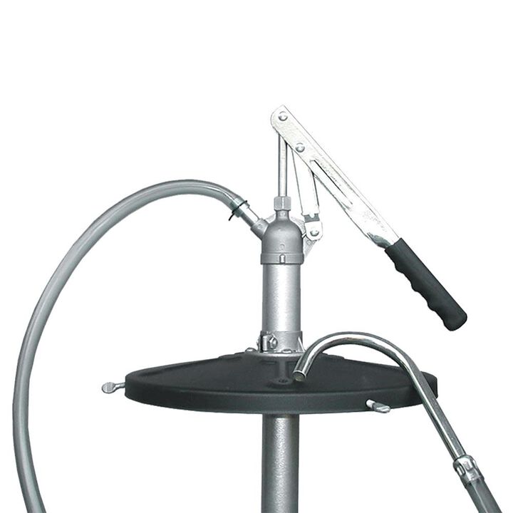 American Forge 5 Gallon Bucket Lever Pump with 48 Inch Fuel-Resistant PVC Hose with Nozzle