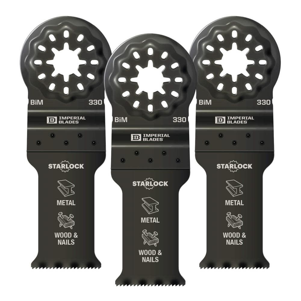 Imperial Blades Starlock 1 1/8in Standard Metal Blade 3pc, large image number 1