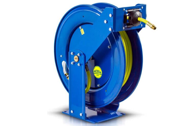 Coxreels Hose Reel Safety Series Spring Rewind Air/Water 3/8in 25' 300 PSI