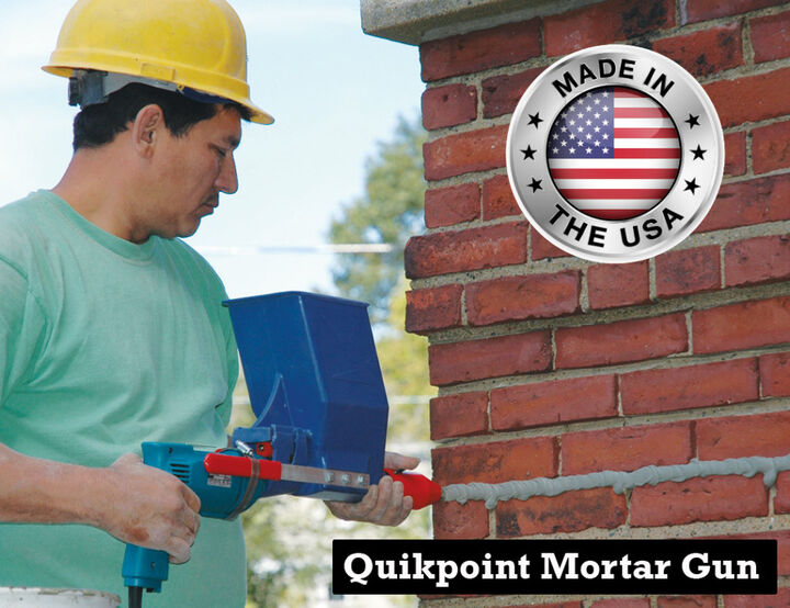 Quikpoint 3600 Mortar Gun with Black & Decker DR250 3/8in Drill, large image number 2