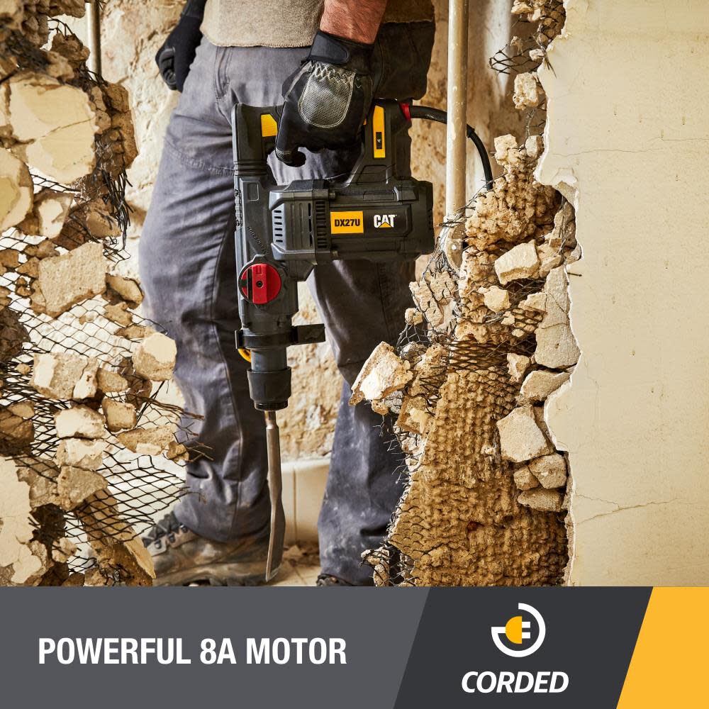 CAT 12.5-Amp 1-1/4 in SDS-Plus Rotary Hammer Drill, large image number 5