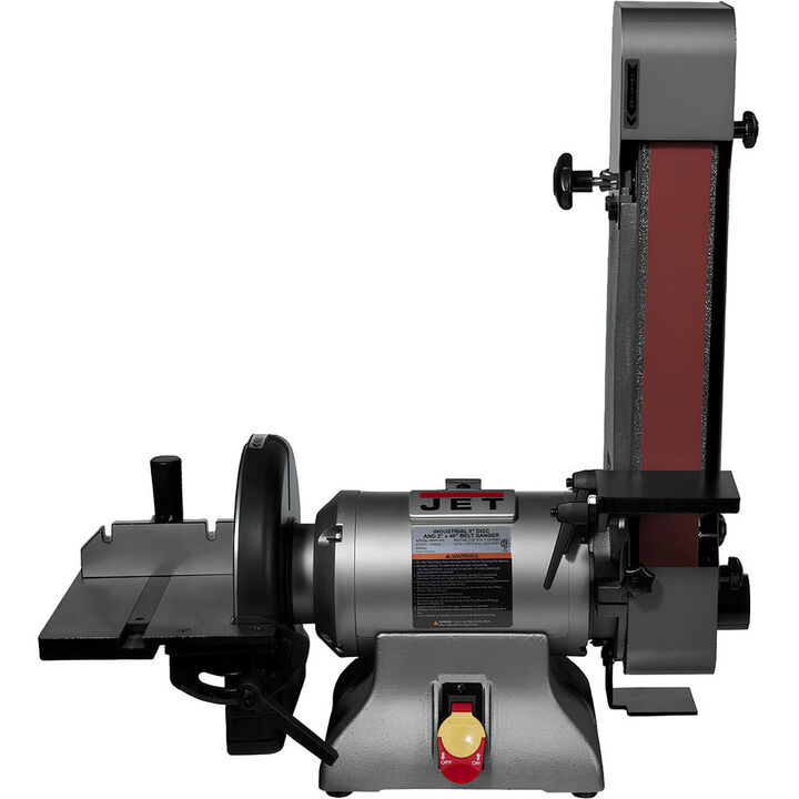 JET Combination Industrial 2 Inch x 48 Inch and 9 Inch Disc Grinder