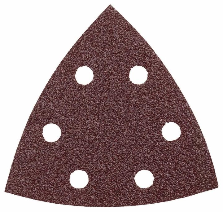 Bosch 5 Piece 120 Grit Detail Sander Triangle Sandpaper