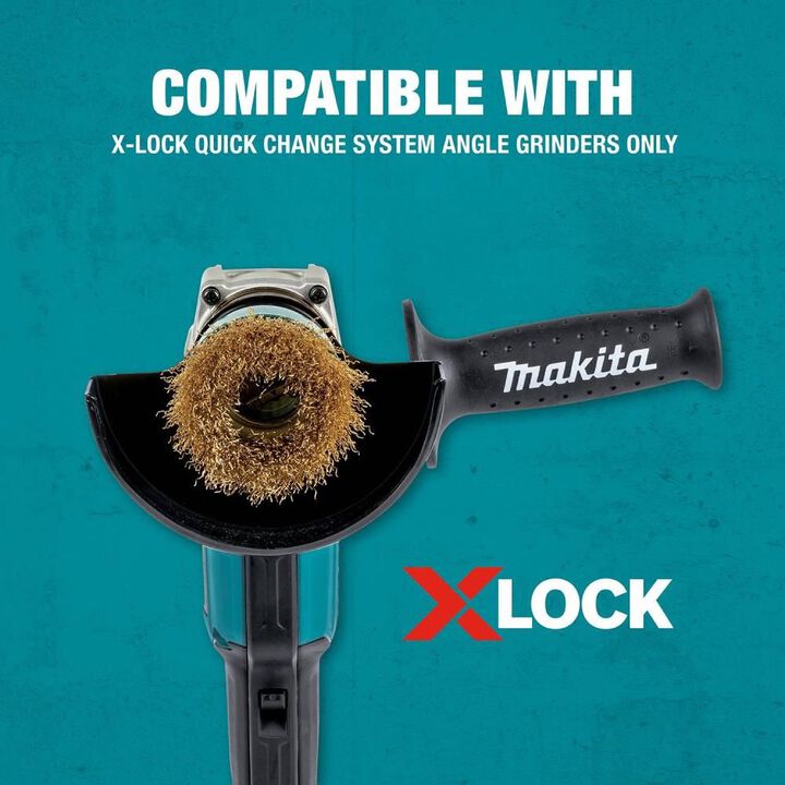 Makita X-LOCK 3in Carbon Steel Crimped Wire Cup Brush, large image number 8