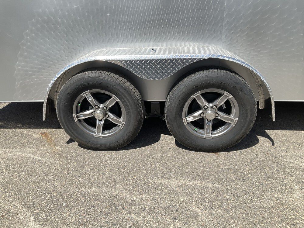 Legend Premium Trailers 7x18ft Steel Cyclone Series V-Nose Enclosed Cargo Trailer, large image number 14