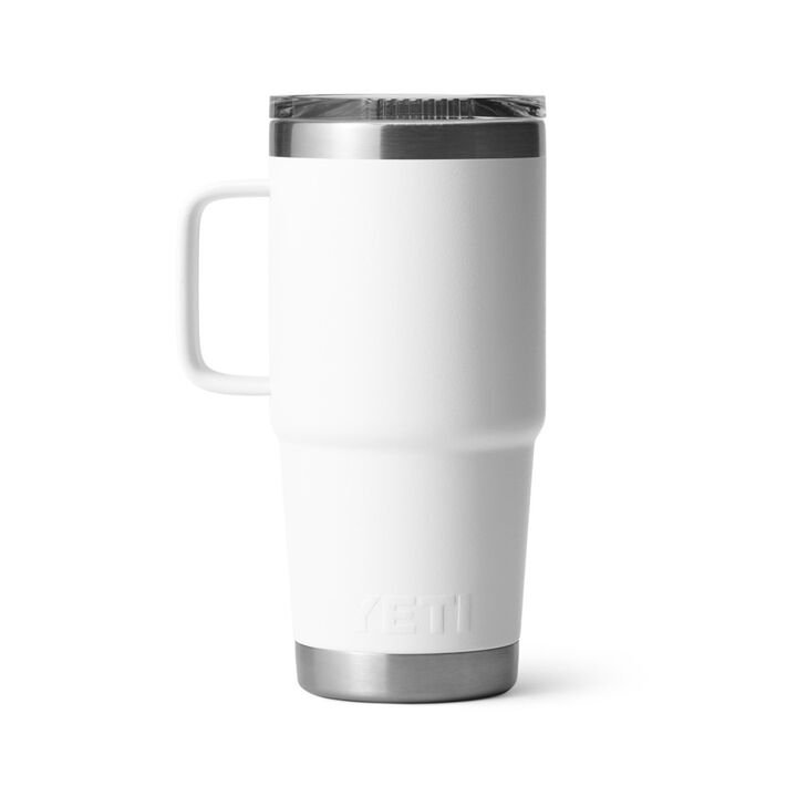 YETI Rambler 20 Oz Travel Mug with Stronghold Lid White, large image number 1
