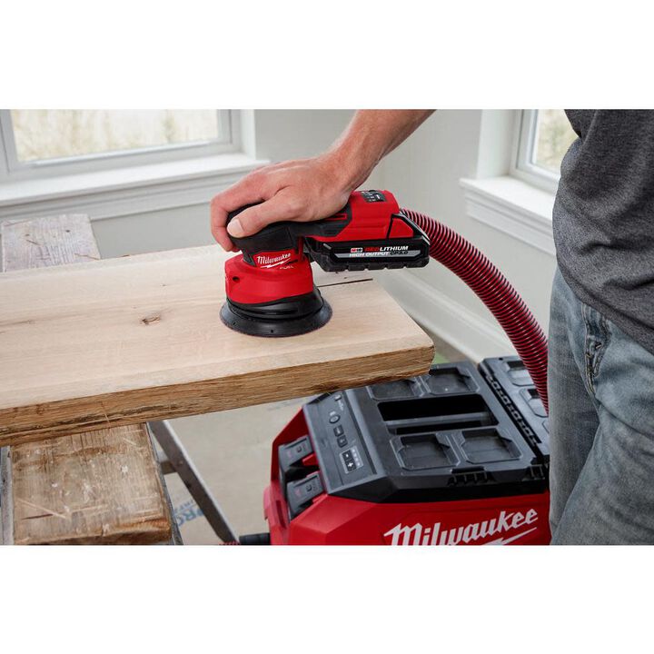 Milwaukee M18 FUEL 5 Inch Random Orbital Sander Replacement Backing Pad, large image number 4