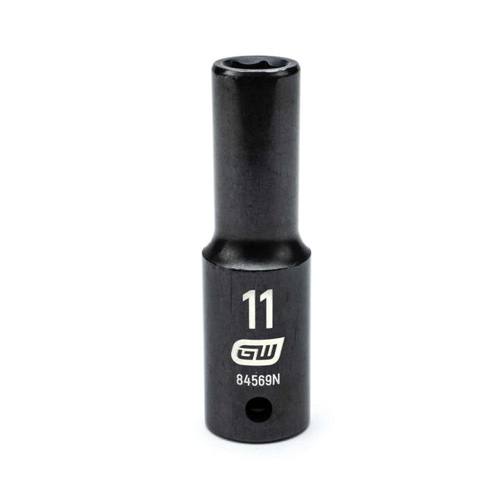 GEARWRENCH 1/2in Drive 6 Point Deep Impact Metric Socket 11mm