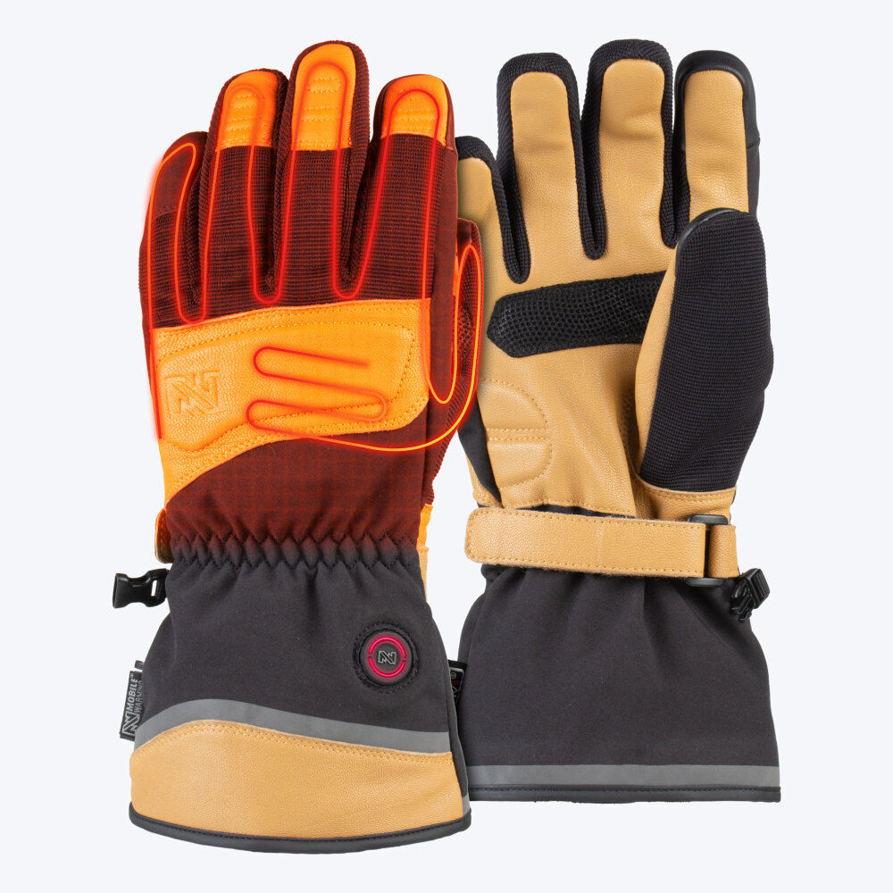 Mobile Warming Blacksmith V2 Heated Glove Unisex Black/Tan 3X, large image number 2