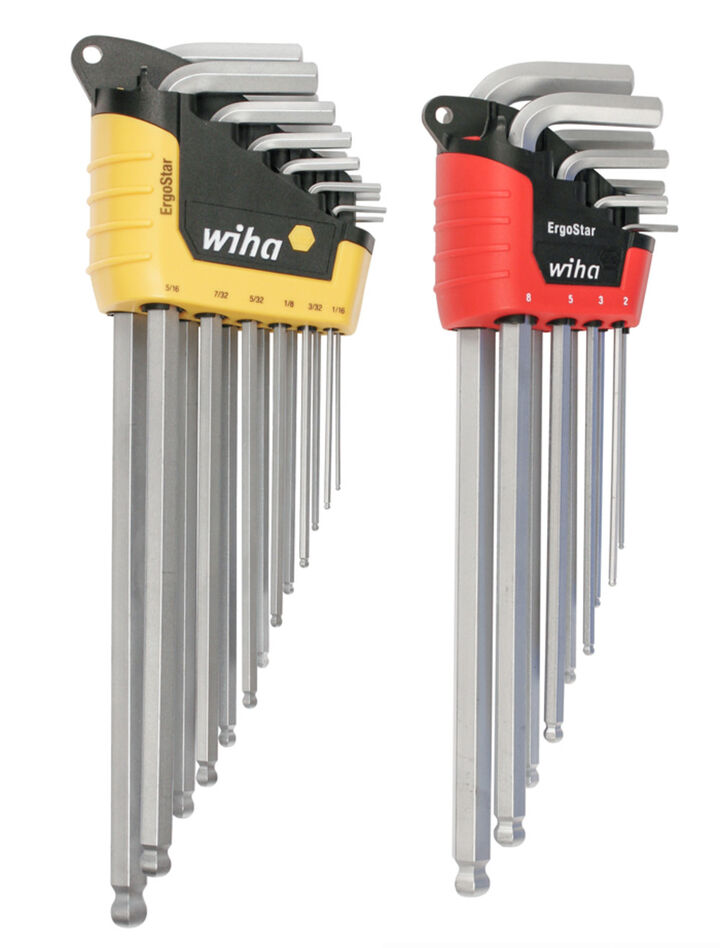 Wiha ErgoStar Ball Hex Metric & Inch L-Key 22 Pc. Set