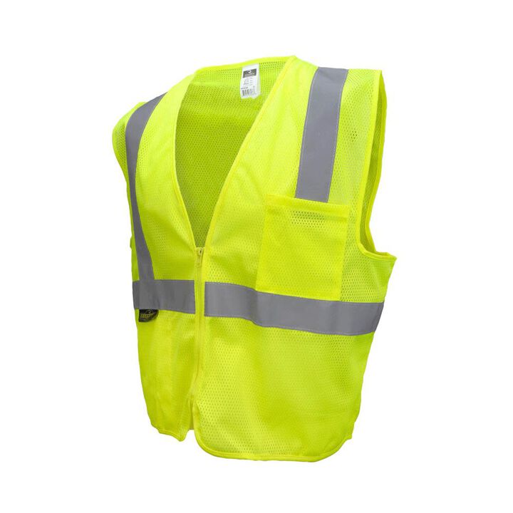 Radians SV2Z Economy Type R Class 2 Mesh Safety Vest with Zipper Green 2X