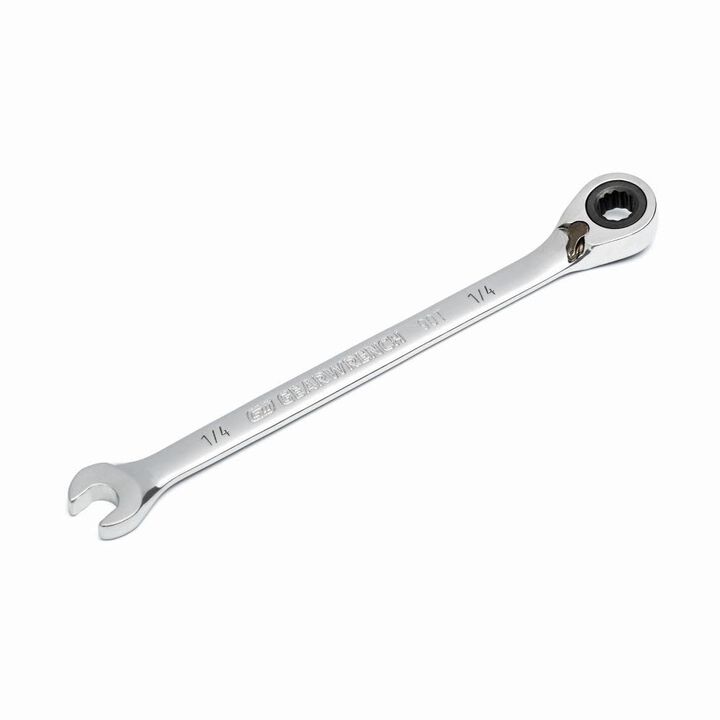 GEARWRENCH 1/4 Inch 90-Tooth 12 Point Reversible Ratcheting Wrench, large image number 3