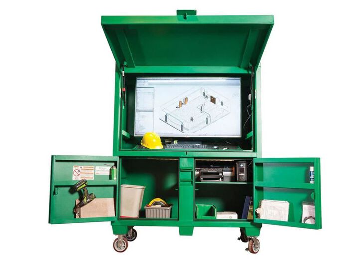 Greenlee Compact Field Office Jobsite Storage Box