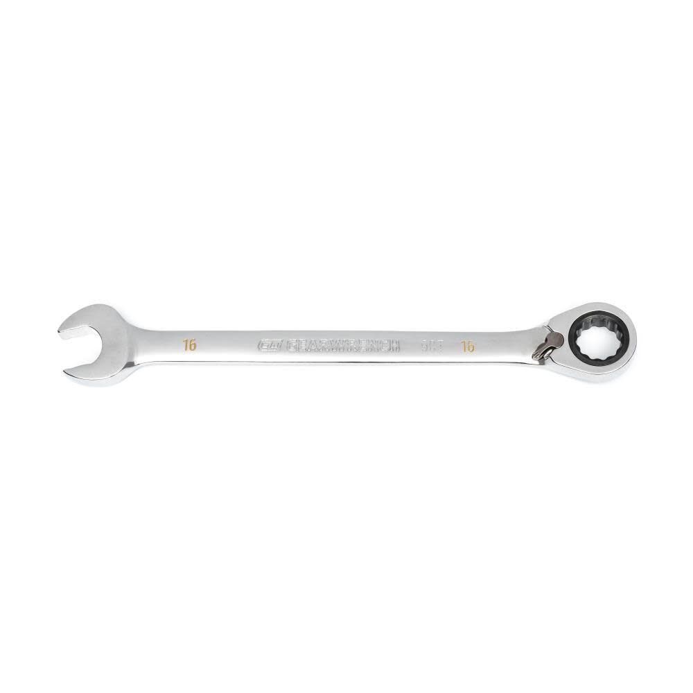 GEARWRENCH Reversible Ratcheting Wrench 16mm 90 Tooth 12 Point, large image number 1