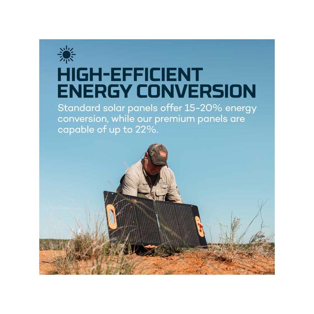 Nebo Reliance 50W Monocrystalline Foldable Solar Panel W/Handle, large image number 7