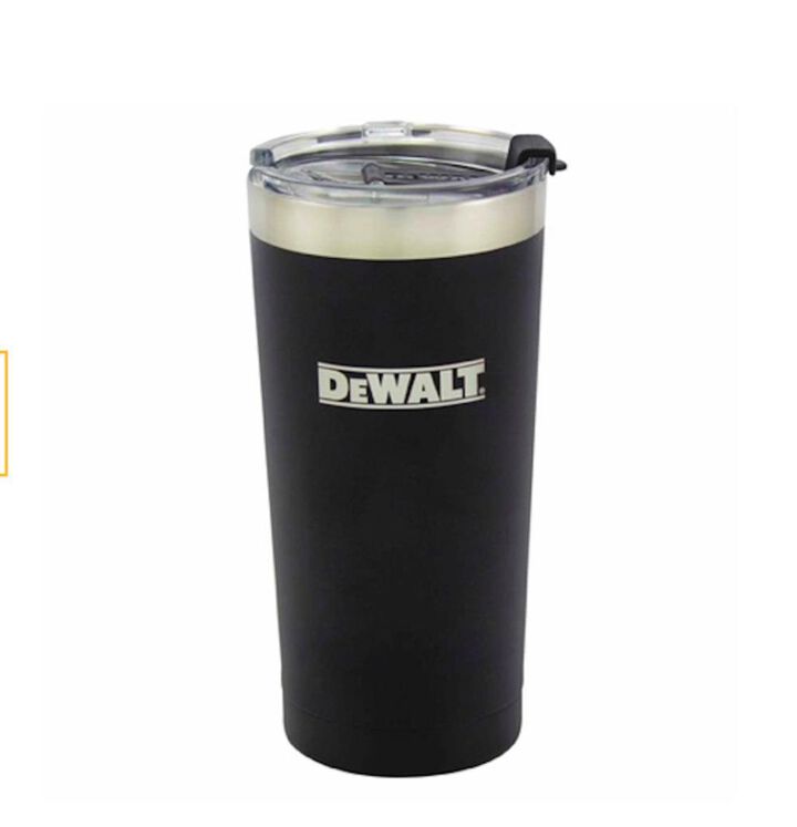 DEWALT 20 Oz. Black Powder Coated Tumbler, large image number 1