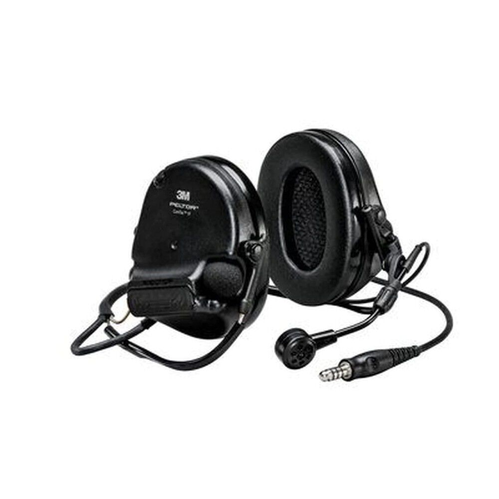 3M Neckband Single Lead Dynamic Mic Black MIL/LE Tactical Headset, large image number 1