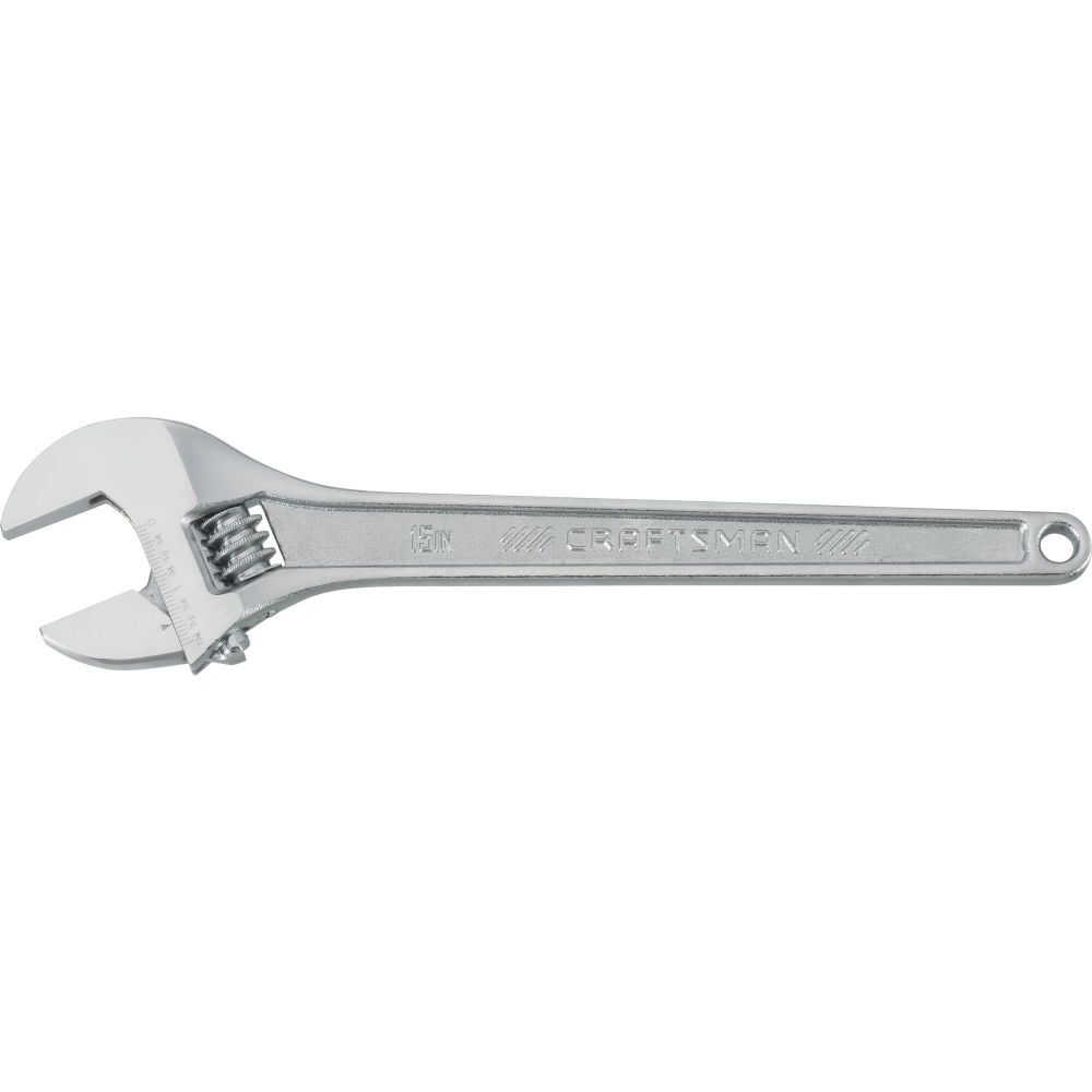 CRAFTSMAN 15 Inch All Steel Adjustable Wrench, large image number 1