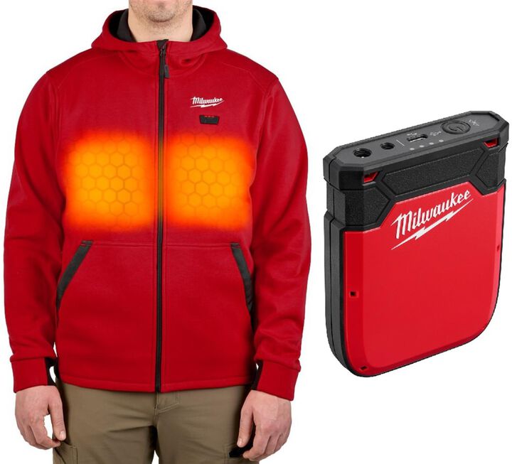 Milwaukee M12 Heated Hoodie with Heated Gear Power Source with App Control, large image number 0