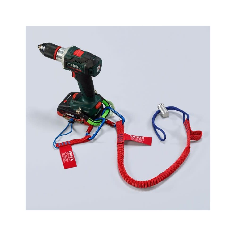 Knipex 38 in Red Tool Tethering Lanyard with Eye Carabiner, large image number 5