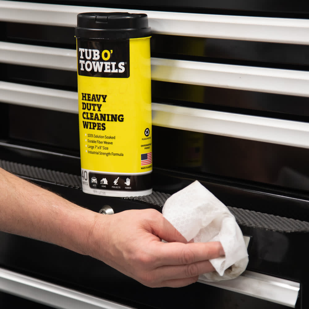 Tub O Towels Heavy Duty Cleaning Wipes 40qty, large image number 2