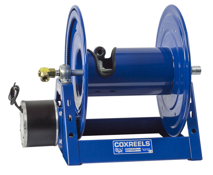 Coxreels 1125-4-100-E Motor Rewind Hose Reel Electric 12V DC 1/3HP