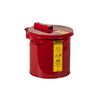 Justrite 2 Gallon Red Steel Dip Tank for Cleaning Parts, small image number 1