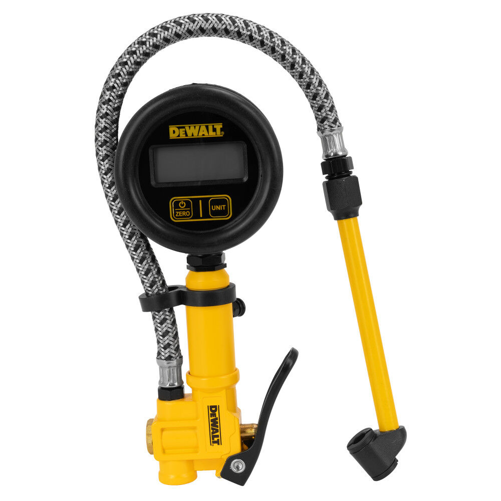 DEWALT 2 1/2 Inch Digital inflator with 15 Inch Steel Braid, large image number 3