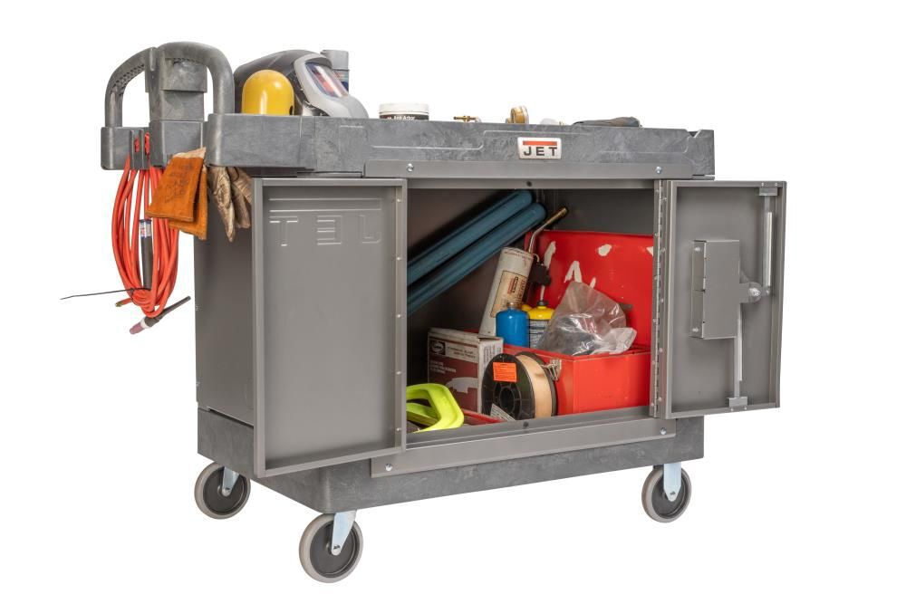JET LOAD-N-LOCK Utility Cart Security System (Fits PUC-4325 Resin Utility Cart), large image number 2
