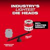 Milwaukee 2inch ALLOY NPT Forged Aluminum Die Head, small image number 4