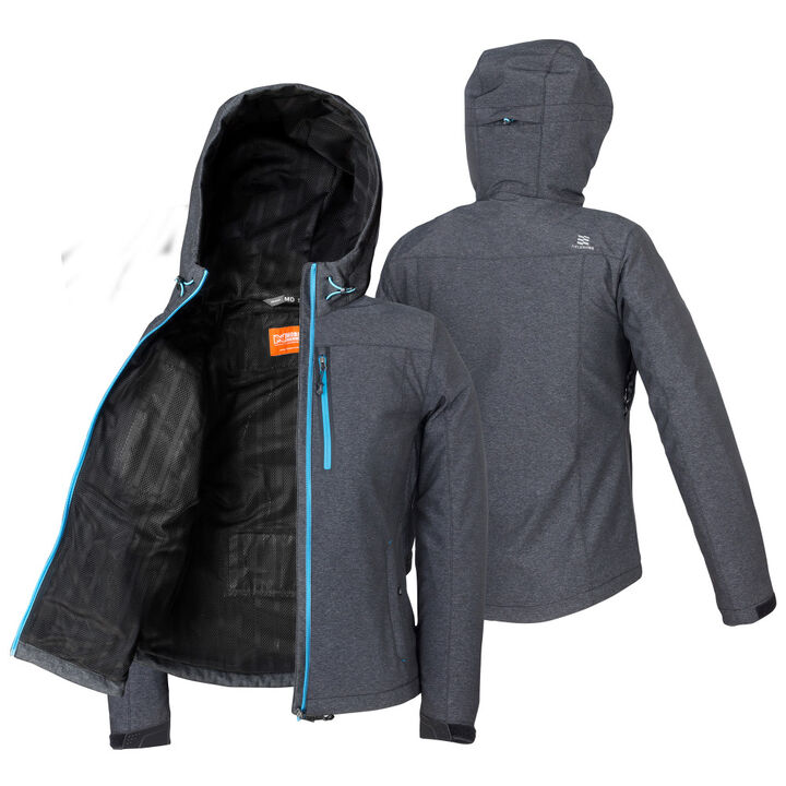 Mobile Warming Adventure Heated Jacket Women's 7.4 Volt Heather Gray XS, large image number 2