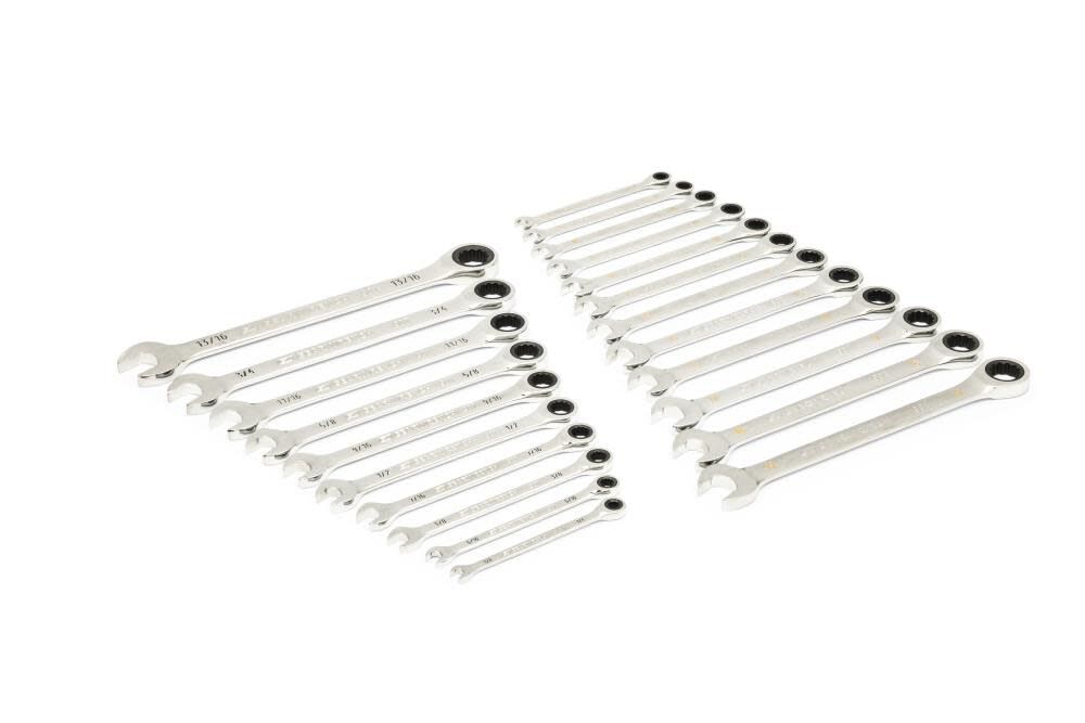 GEARWRENCH SAE/Metric Ratcheting Wrench and Hex Key Set 90T 44pc, large image number 3