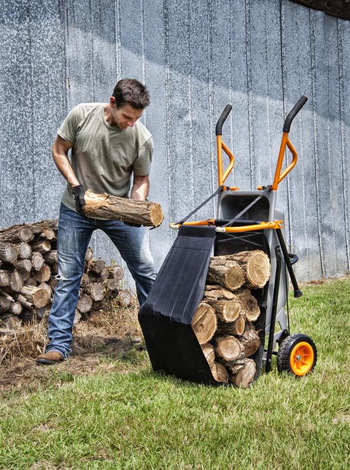 Worx Aerocart Wheelbarrow Firewood Carrier, large image number 5