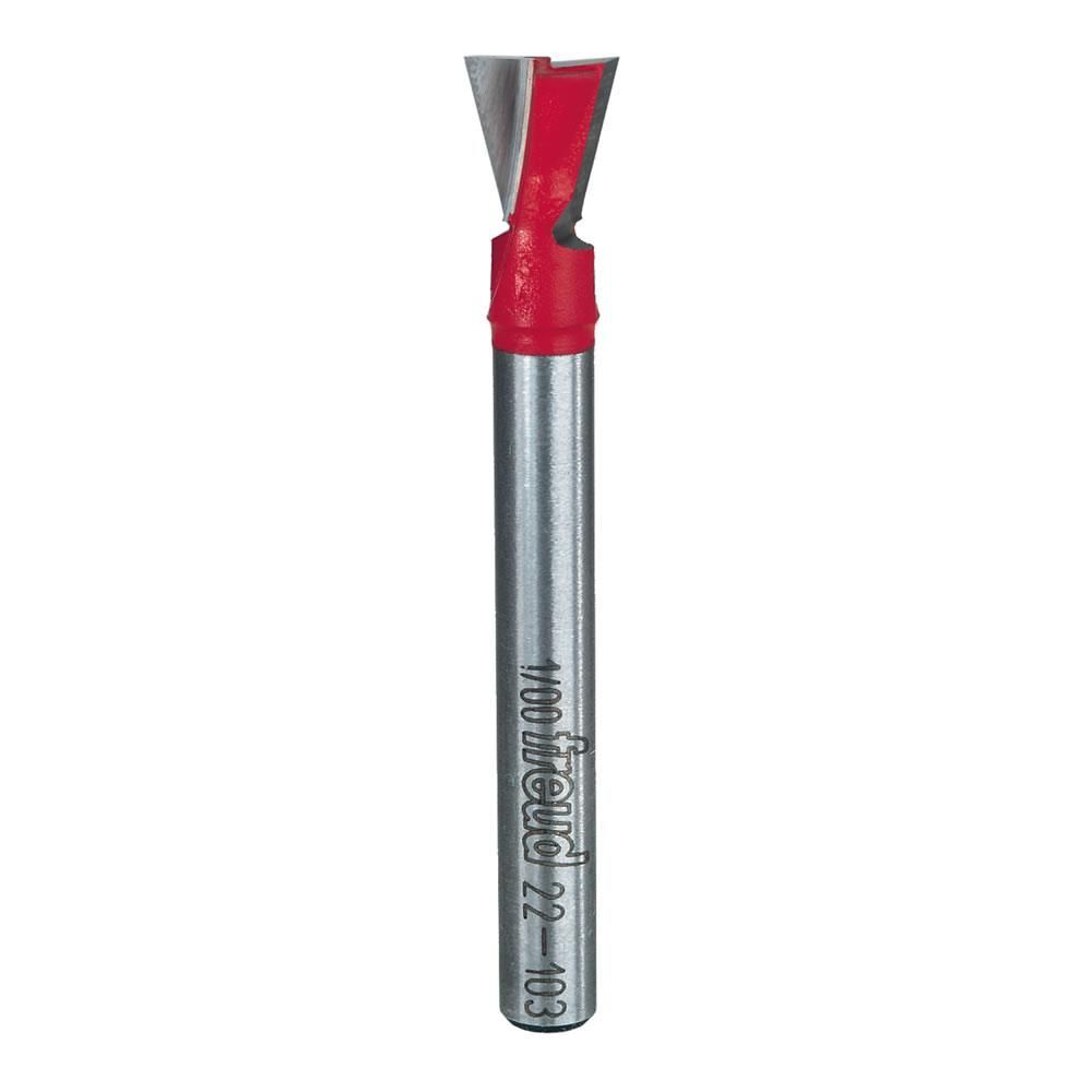 Freud 3/8 In. (Dia.) Dovetail Bit with 1/4 In. Shank, large image number 1