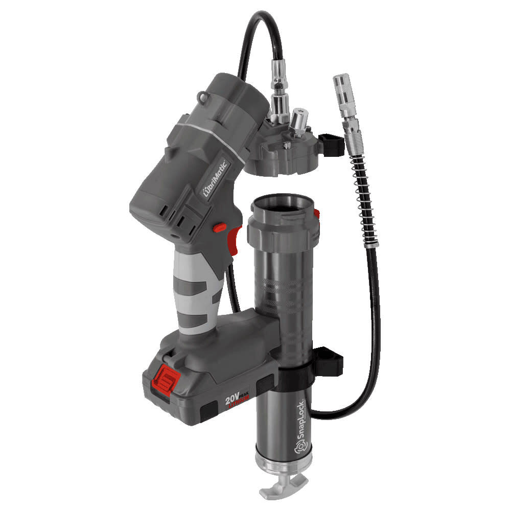 Lubrimatic SnapLock Battery Operated 20V Lithium Ion QuickRelease Grease Gun, large image number 1