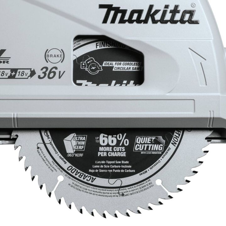 Makita 18V X2 (36V) LXT 6 1/2in Plunge Circular Saw (Bare Tool), large image number 13