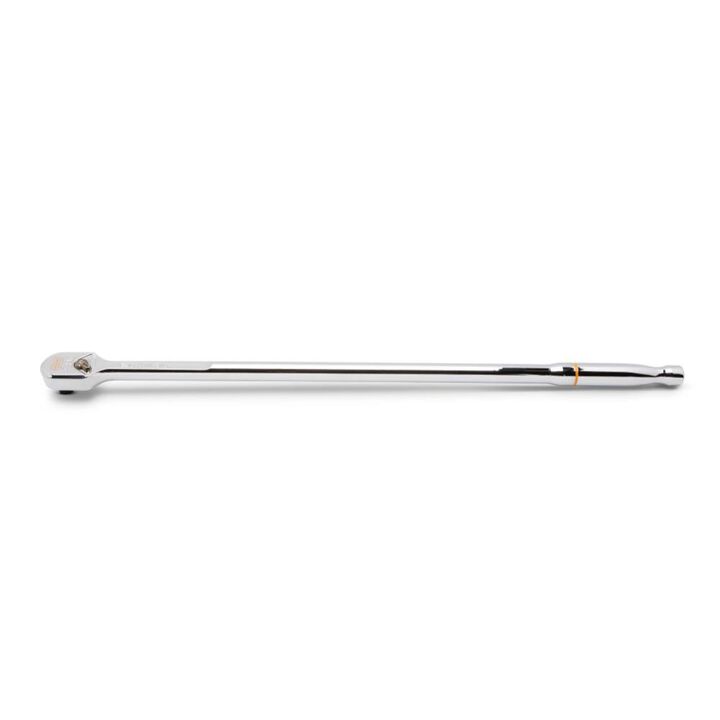 GEARWRENCH 120XP 3/8 Inch Drive Full Polish Chrome Extra Long Handle Teardrop Ratchet, large image number 5