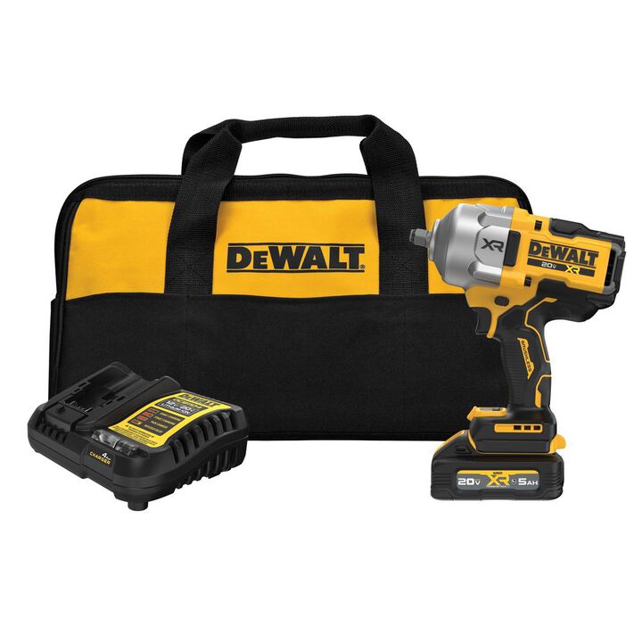 DEWALT 20V 1/2 High Torque Impact Wrench Kit