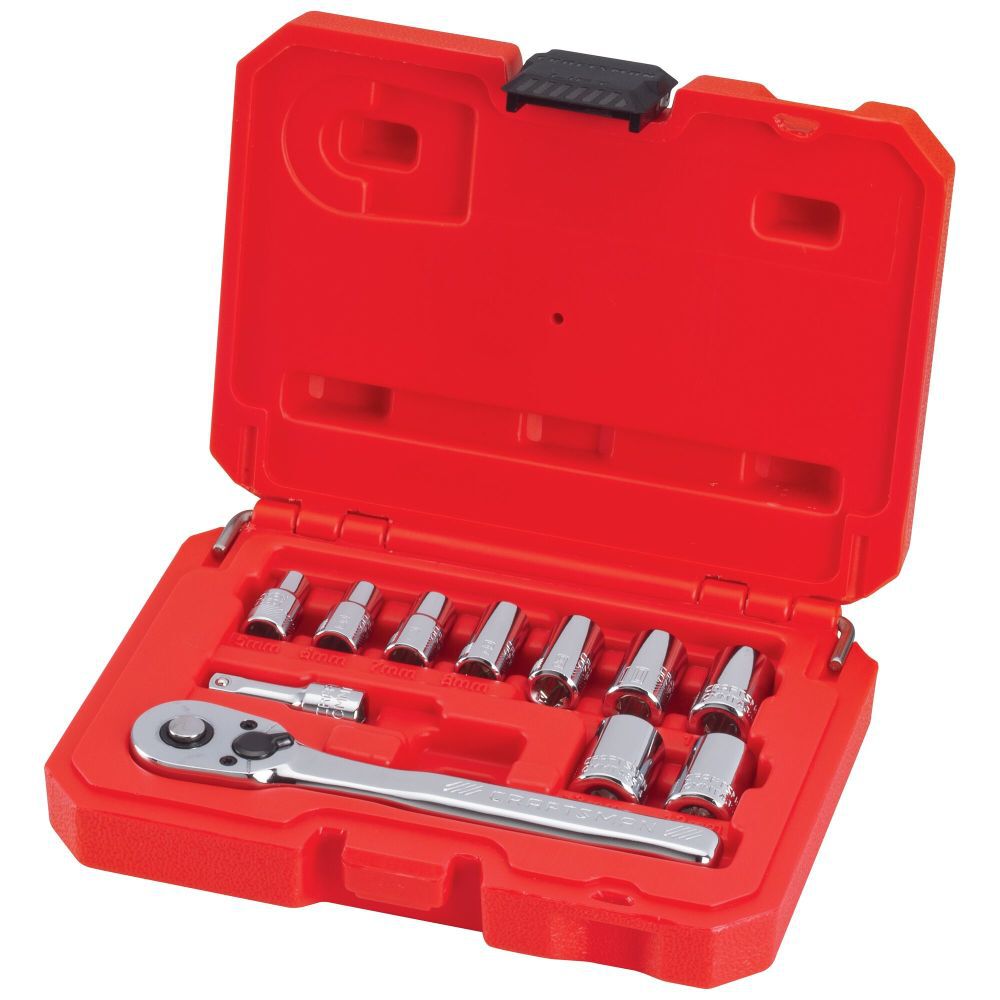 CRAFTSMAN 1/4-in Metric Mechanics Tool Set, 11pc, large image number 4