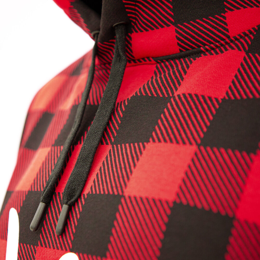 Eskimo Retro Buffalo Plaid Hoodie, Unisex, Plaid, Small, large image number 4