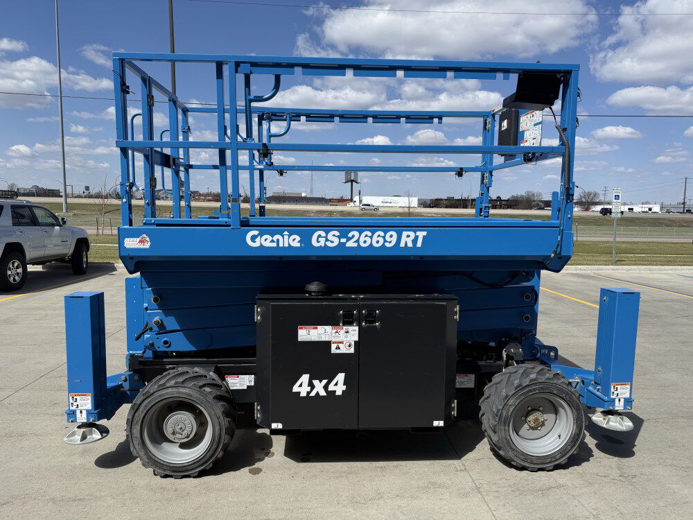 Genie GS-2669 RT 26 Ft Diesel Rough Terrain Scissor Lift, large image number 5