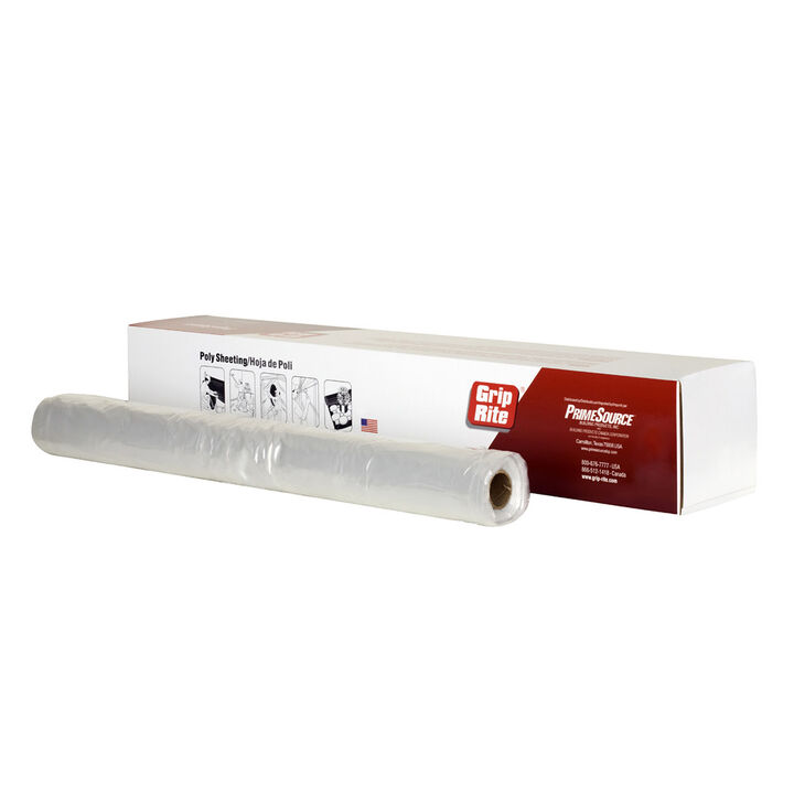 Grip Rite 6 mil 24 Ft. x 100 Ft. Clear Polyethylene