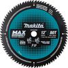 Makita 12in 80T Carbide-Tipped Max Efficiency Miter Saw Blade, small image number 1