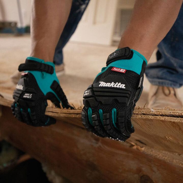 Makita Advanced ANSI 2 Impact Rated Demolition Gloves, large image number 6