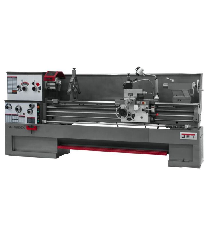 JET GH-1880ZX with ACU-RITE 303 DRO with Taper Attachment Metalworking Lathe, large image number 1