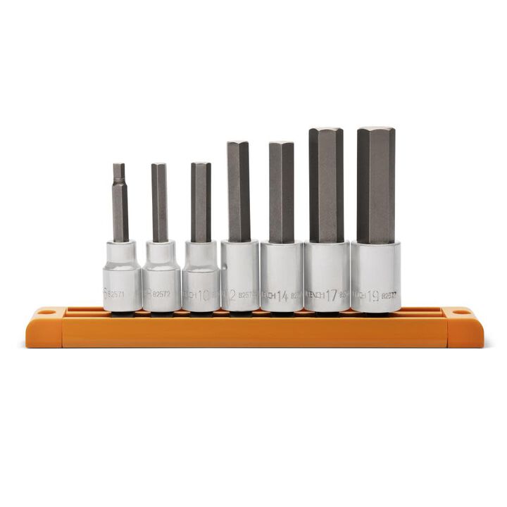 GEARWRENCH 1/2 Inch Drive Metric Mid Length Hex Bit Socket Set 7 Piece, large image number 3