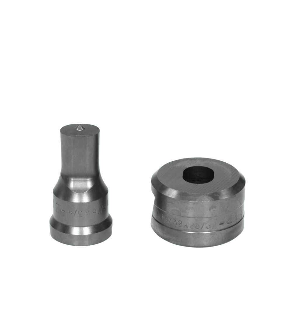 Edwards 3/4 Inch Punch x 25/32 Inch Die Standard Oblong Punch & Die Set, large image number 2