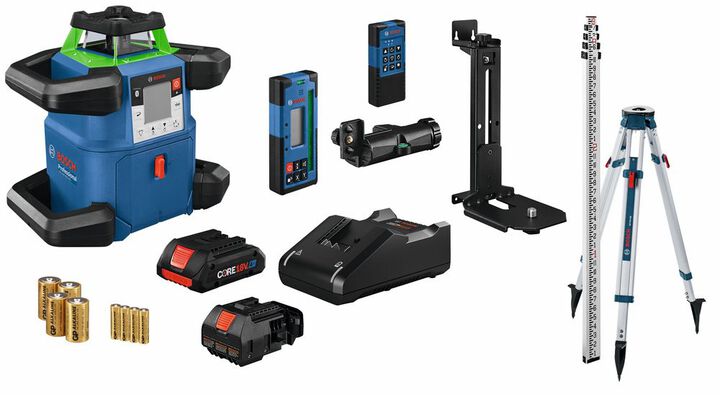 Bosch 18V REVOLVE4000 Connected Rotary Laser Kit, Reconditioned