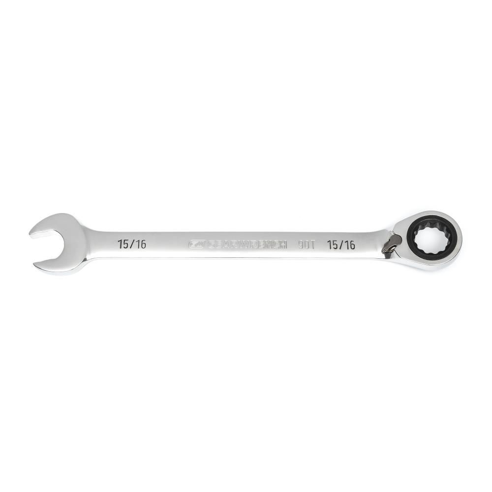 GEARWRENCH 15/16 Inch 90-Tooth 12 Point Reversible Ratcheting Wrench, large image number 1