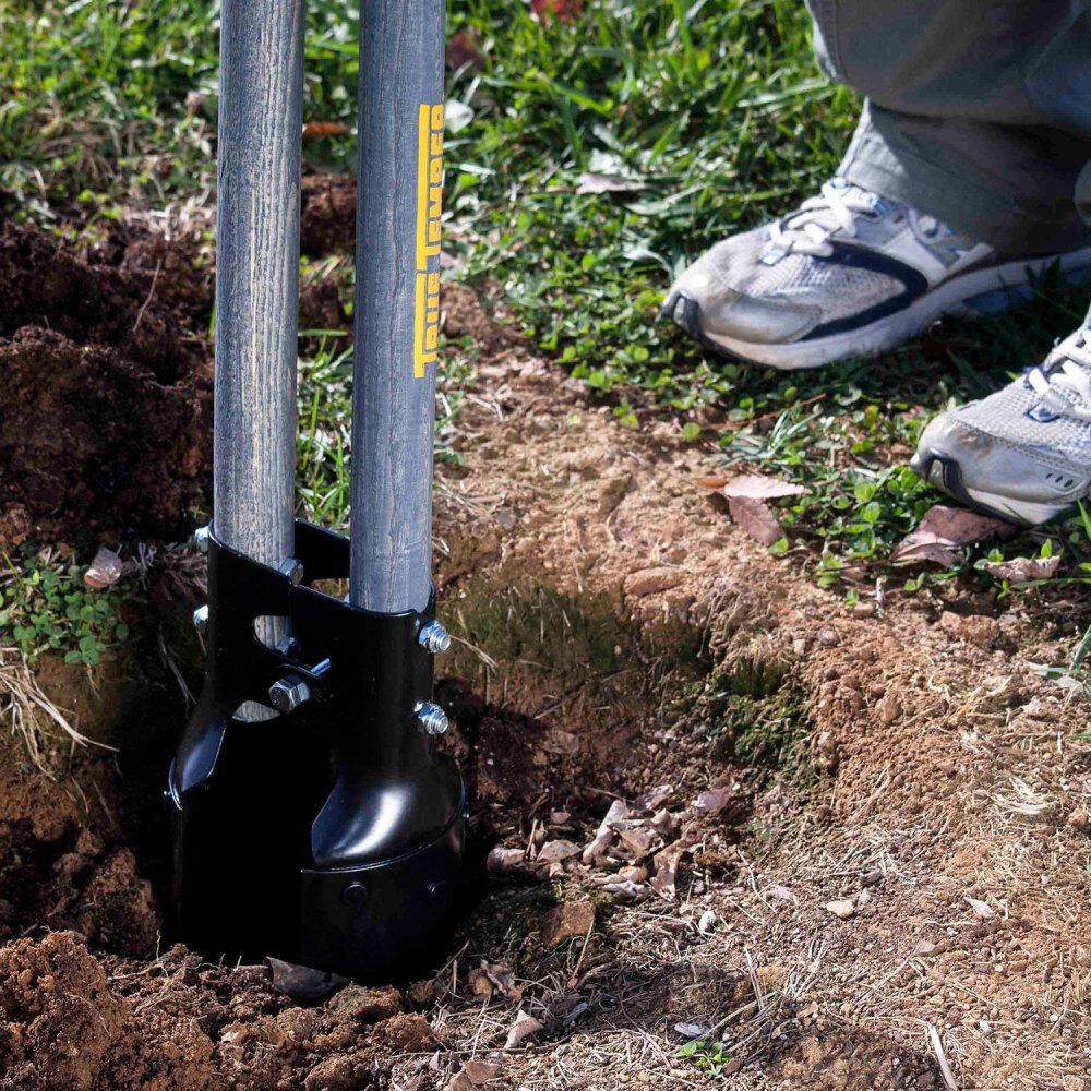 True Temper Post Hole Digger with Ruler & Cushion Grip 48 In. Hardwood Handle, large image number 2